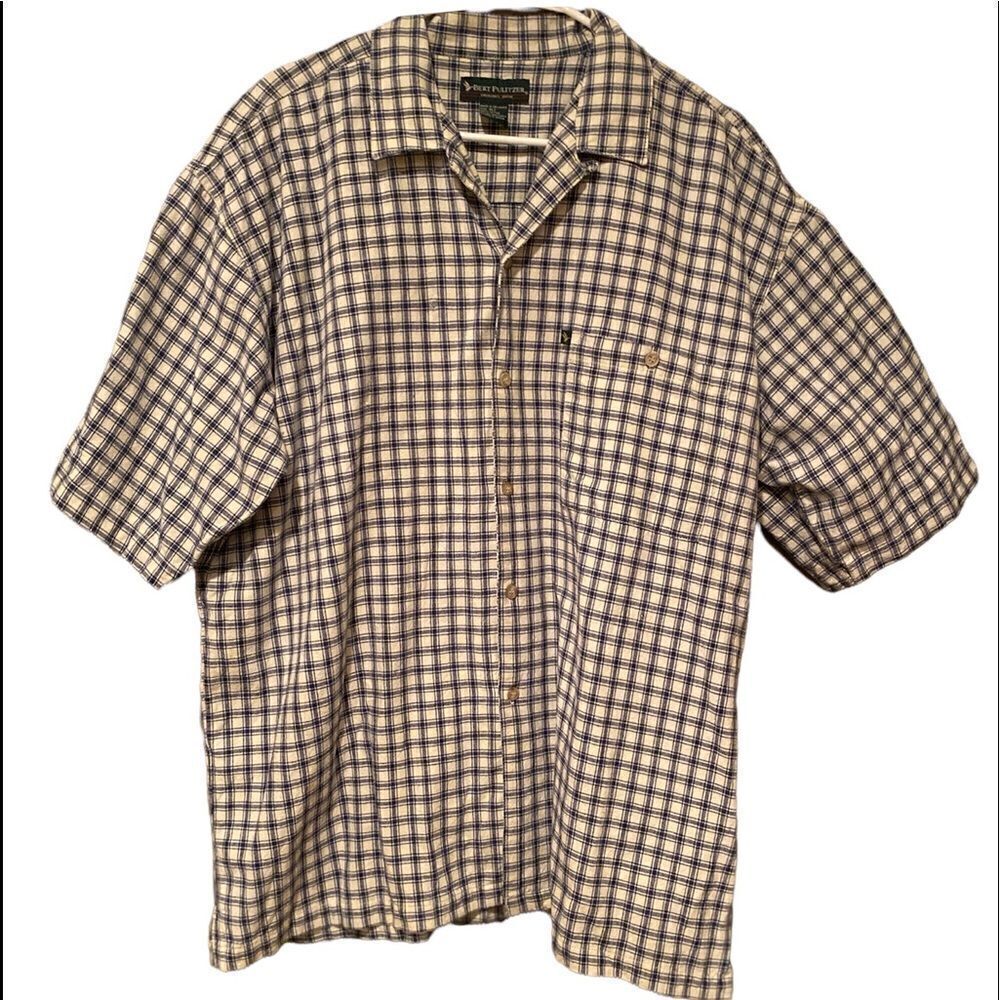 Burt Pulitzer XL Tall Plaid Shirt